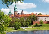 Wawel、Royal Castle、クラクフ、ポーランド